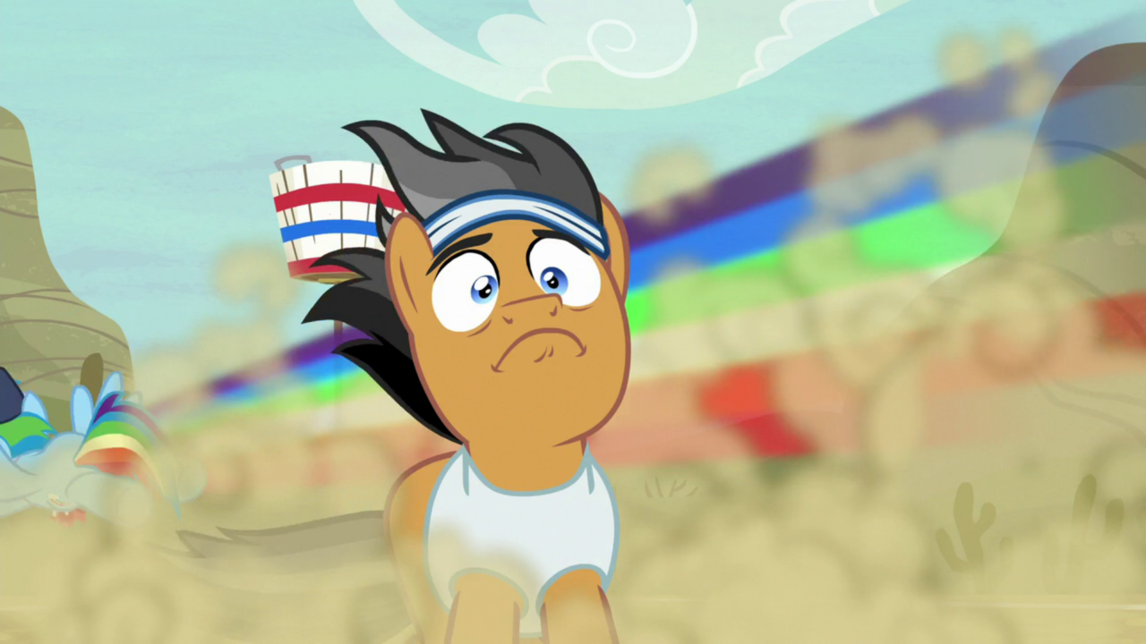 2070171 Safe Screencap Quibble Pants Rainbow Dash Earth Pony