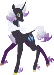 Size: 927x1280 | Tagged: dead source, safe, artist:sleepy--demon, part of a set, rarity, pony, unicorn, g4, chest fluff, coat markings, colored hooves, dock, eyeshadow, female, g5 concept leak style, g5 concept leaks, lidded eyes, looking at you, makeup, mare, rarity (g5 concept leak), redesign, simple background, solo, transparent background, unshorn fetlocks