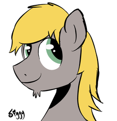 Size: 1528x1583 | Tagged: safe, artist:siggyderp, oc, oc only, oc:wanderlust, pony, bust, facial hair, goatee, male, signature, simple background, solo, stallion, white background