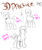 Size: 3166x3750 | Tagged: safe, artist:siggyderp, pony, butt, high res, male, partial color, plot, practice drawing, practice sketch, signature, sketch, solo, stallion, text