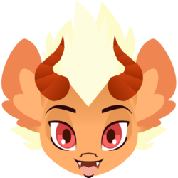 Size: 500x500 | Tagged: safe, artist:kez, oc, oc only, oc:orobas, dracony, hybrid, pony, fangs, head hunter, head hunter 2, head shot, horns, lineless, male, simple background, solo, transparent background