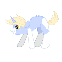 Size: 1800x1800 | Tagged: safe, artist:ponkus, oc, oc only, oc:nootaz, pony, unicorn, aggressive, angry, behaving like a cat, simple background, solo, transparent background