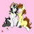 Size: 768x768 | Tagged: safe, artist:joestarpon3, oc, pony, unicorn, best friends, chest fluff, pink