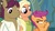 Size: 1920x1080 | Tagged: safe, screencap, mane allgood, scootaloo, snap shutter, earth pony, pegasus, pony, g4, my little pony: friendship is magic, the last crusade, clothes, father and daughter, female, filly, foal, hat, like father like daughter, like mother like daughter, male, mare, mother and daughter, stallion, trio