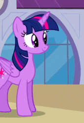 Size: 246x360 | Tagged: safe, screencap, pinkie pie, twilight sparkle, alicorn, earth pony, pony, g4, princess twilight sparkle (episode), season 4, animated, bouncing, cropped, cute, diapinkes, excited, eyes closed, female, frown, gif, glomp, grin, gritted teeth, happy, hug, jumping, legs in air, lidded eyes, looking up, mare, on back, one eye closed, pinkie being pinkie, pronking, smiling, squee, surprised, train station, twiabetes, twilight sparkle (alicorn), wide eyes, wink