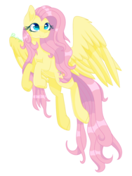 Size: 810x1080 | Tagged: safe, artist:redheartponiesfan, fluttershy, pegasus, pony, g4, cute, female, mare, shyabetes, simple background, smiling, solo, spread wings, three quarter view, transparent background, turned head, wings