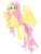 Size: 810x1080 | Tagged: safe, artist:redheartponiesfan, fluttershy, pegasus, pony, g4, cute, female, mare, shyabetes, simple background, smiling, solo, spread wings, three quarter view, transparent background, turned head, wings