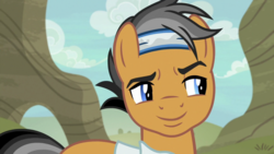 Size: 1920x1080 | Tagged: safe, screencap, quibble pants, earth pony, pony, common ground, g4, male, solo
