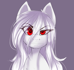 Size: 1280x1204 | Tagged: safe, artist:missclaypony, oc, oc only, pony, vampony, bust, deviantart watermark, female, mare, obtrusive watermark, portrait, solo, watermark