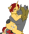 Size: 804x932 | Tagged: safe, artist:69beas, oc, oc only, oc:jessie feuer, oc:luri equestria, pony, unicorn, couple, eyes closed, female, happy, hug, jessuri, male, mare, oc x oc, shipping, sitting, sitting on lap, smiling, stallion