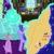 Size: 1024x1024 | Tagged: safe, artist:axxuy, applejack, fluttershy, pinkie pie, rainbow dash, rarity, spike, starlight glimmer, twilight sparkle, pony, g4, beach, book, cover art, cutie map, magic, mane six, office, pixel art