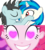 Size: 852x954 | Tagged: safe, artist:mlpfan3991, edit, edited screencap, screencap, dj pon-3, neon lights, pinkie pie, rising star, vinyl scratch, human, pony, coinky-dink world, equestria girls, g4, my little pony equestria girls: better together, my little pony equestria girls: summertime shorts, female, heart, heart eyes, male, meme, pinkie's eyes, ship:vinylights, shipping, straight, wingding eyes, wrong eye color