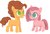 Size: 1080x727 | Tagged: safe, artist:switchsugar, cheese sandwich, pinkie pie, earth pony, pony, g4, colt, female, filly, male, pinkamena diane pie, ship:cheesepie, shipping, simple background, smiling, straight, younger