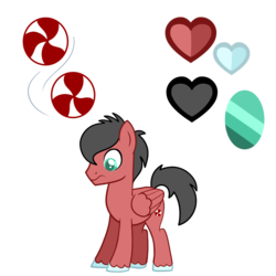 Size: 1280x1280 | Tagged: safe, artist:chelseawest, oc, oc only, oc:peppermint swirl, pegasus, pony, base used, male, petalverse, reference sheet, simple background, solo, stallion, transparent background
