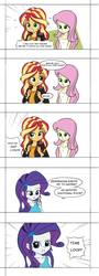 Size: 536x1490 | Tagged: safe, artist:twilite-sparkleplz, fluttershy, rarity, sunset shimmer, equestria girls, g4, my little pony equestria girls: better together, clothes, cute, speech bubble, tank top