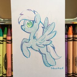 Size: 2048x2048 | Tagged: safe, artist:dawnfire, oc, oc only, pegasus, pony, high res, pegasus oc, solo, traditional art