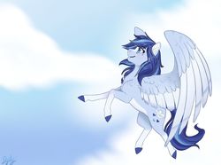Size: 1024x760 | Tagged: safe, artist:skjolty, oc, oc only, oc:azure, pegasus, pony, female, mare, solo