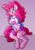 Size: 2800x4000 | Tagged: safe, alternate version, artist:witchtaunter, pinkie pie, earth pony, anthro, unguligrade anthro, g4, clothes, equestria girls outfit, female, sitting, solo