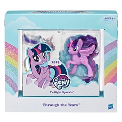 Size: 1600x1600 | Tagged: safe, twilight sparkle, alicorn, pony, g4, official, female, mlp through the years, san diego comic con, sdcc 2019, solo, through the years, toy, twilight sparkle (alicorn)