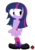 Size: 753x1062 | Tagged: dead source, safe, artist:animax-cartoon, twilight sparkle, g4, crossover, simple background, solo, style emulation, transparent background, wander over yonder
