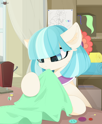 Size: 4050x4900 | Tagged: safe, artist:xsatanielx, coco pommel, earth pony, pony, rcf community, g4, female, mare, solo