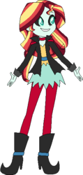 Size: 262x551 | Tagged: safe, artist:princess-josie-riki, artist:selenaede, oc, oc only, oc:hauntra day, equestria girls, g4, base used, simple background, solo, transparent background