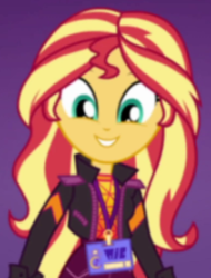 Size: 512x673 | Tagged: safe, screencap, sunset shimmer, equestria girls, equestria girls series, g4, how to backstage, spoiler:eqg series (season 2), cropped, cute, female, shimmerbetes, solo
