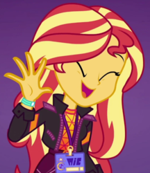 Size: 558x647 | Tagged: safe, screencap, sunset shimmer, equestria girls, g4, how to backstage, spoiler:eqg series (season 2), cropped, cute, female, shimmerbetes, solo