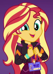 Size: 494x683 | Tagged: safe, screencap, sunset shimmer, equestria girls, g4, how to backstage, spoiler:eqg series (season 2), cropped, cute, female, shimmerbetes, solo