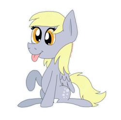 Size: 1024x1019 | Tagged: safe, artist:spiderfingers15, derpy hooves, pegasus, pony, g4, female, simple background, solo, transparent background