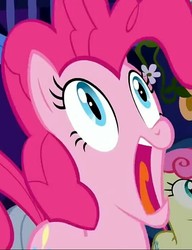 Size: 553x720 | Tagged: safe, screencap, bon bon, pinkie pie, sweetie drops, earth pony, pony, friendship is magic, g4, cropped, faic, female, funny, mare, open mouth, screaming, solo focus
