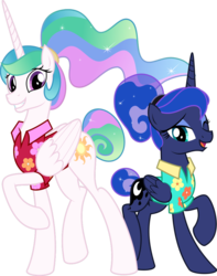 Size: 794x1006 | Tagged: safe, artist:jhayarr23, princess celestia, princess luna, alicorn, pony, between dark and dawn, g4, clothes, cute, cutelestia, duo, female, lunabetes, siblings, simple background, sisters, transparent background, valley girls, vector, weapons-grade cute