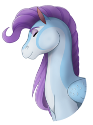 Size: 672x908 | Tagged: safe, artist:sylveon17, oc, oc only, oc:satin sky, pegasus, pony, bust, female, mare, portrait, simple background, solo, transparent background
