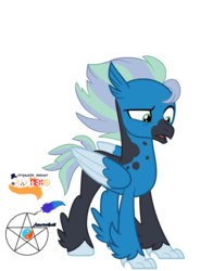 Size: 1409x1800 | Tagged: safe, artist:azurasquill, oc, oc only, oc:jetstream, classical hippogriff, hippogriff, base used, hippogriff oc, simple background, transparent background