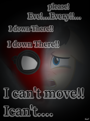 Size: 1400x1867 | Tagged: safe, artist:99999999000, pony, male, marvel, marvel cinematic universe, peter parker, ponified, solo, spider-man, spiderman homecoming, trapped