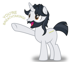 Size: 6345x5462 | Tagged: safe, pony, unicorn, awesome, celebrity, keanu reeves, meme, ponified, simple background, solo, vector