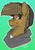 Size: 547x790 | Tagged: safe, artist:suchalmy, oc, oc only, oc:almond evergrow, earth pony, pony, blushing, clothes, hoodie, profile picture, smiling, smirk, solo