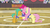 Size: 1280x720 | Tagged: safe, screencap, fluttershy, pinkie pie, snails, earth pony, pegasus, pony, common ground, g4, butt, plot, team ponyville