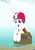 Size: 331x468 | Tagged: safe, screencap, princess celestia, alicorn, pony, between dark and dawn, g4, barrel, cropped, cute, cutelestia, female, happy, helmet, mare, solo