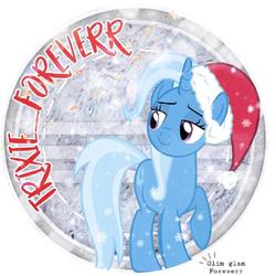 Size: 1080x1080 | Tagged: safe, trixie, pony, g4, christmas, holiday