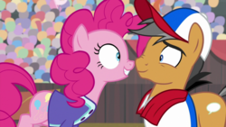 Size: 1920x1080 | Tagged: safe, screencap, pinkie pie, quibble pants, earth pony, pony, common ground, g4
