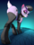 Size: 1440x1920 | Tagged: safe, artist:cherry pop, oc, oc only, oc:hyacinth, deer, deer pony, original species, anime, boots, butt, clothes, forced perspective, laces, looking at you, looking back, looking back at you, plot, shoes, socks, solo, stockings, subsurface scattering, thigh highs, vest