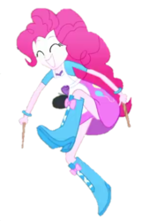 Size: 302x448 | Tagged: safe, edit, edited screencap, screencap, pinkie pie, equestria girls, g4, my little pony equestria girls: summertime shorts, the art of friendship, actually legit eqg panty shot, background removed, female, simple background, solo, transparent background, you know for kids