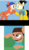 Size: 609x1050 | Tagged: safe, artist:artiekitty135, artist:volcanicdash, earth pony, pony, unicorn, waddle dee, base used, congratulations, crossover, dragon quest (game), erdrick, headband, kirby (series), minecraft, ponified, shaking hoof, sore loser, steve, super smash bros., super smash bros. ultimate, unamused