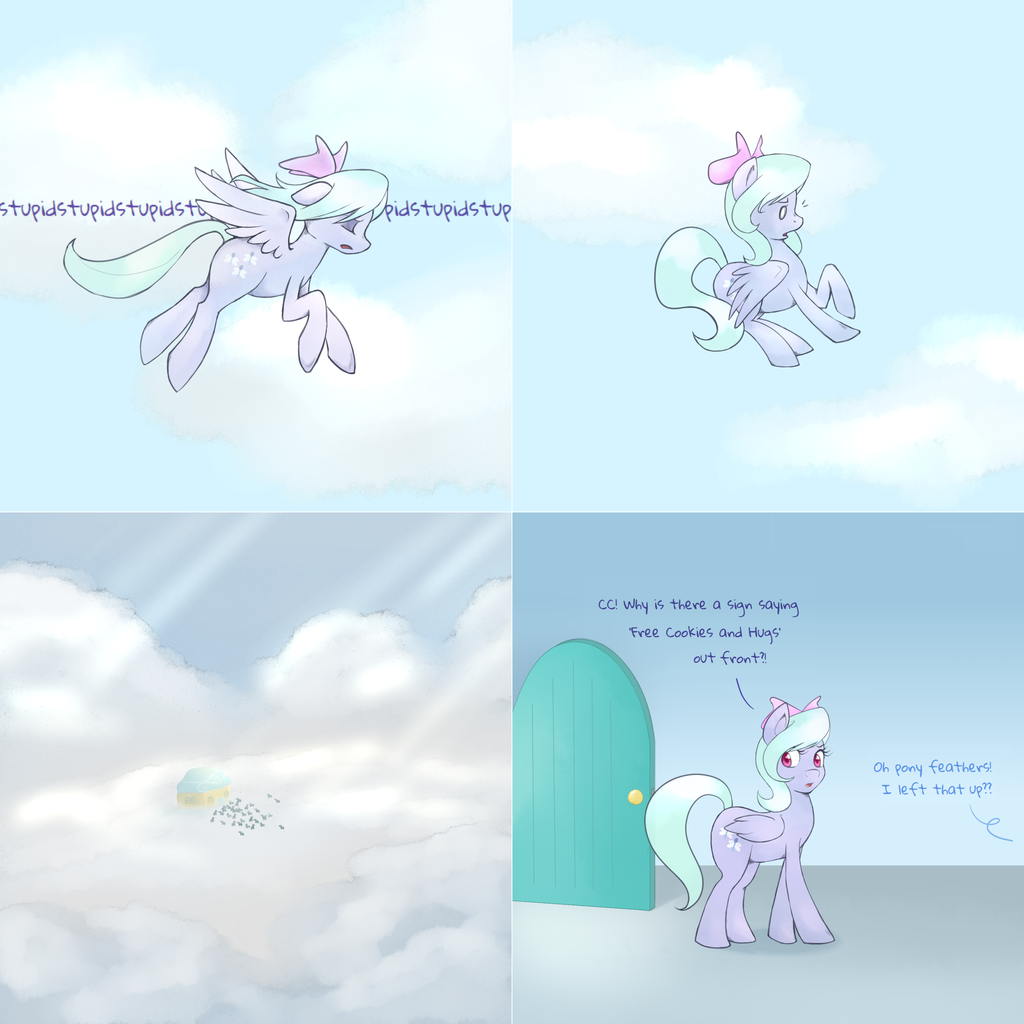 Safe Artist Marikaefer Cloudchaser Flitter Pegasus Pony