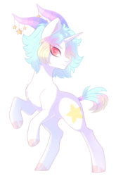 Size: 881x1338 | Tagged: safe, artist:shady-bush, oc, oc only, pony, unicorn, female, horns, mare, rearing, simple background, solo, transparent background