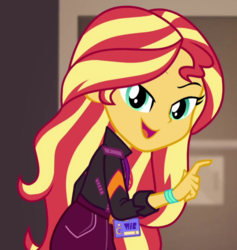 Size: 651x686 | Tagged: safe, screencap, sunset shimmer, equestria girls, g4, how to backstage, my little pony equestria girls: better together, cropped, female, looking at you, looking back, looking back at you, solo