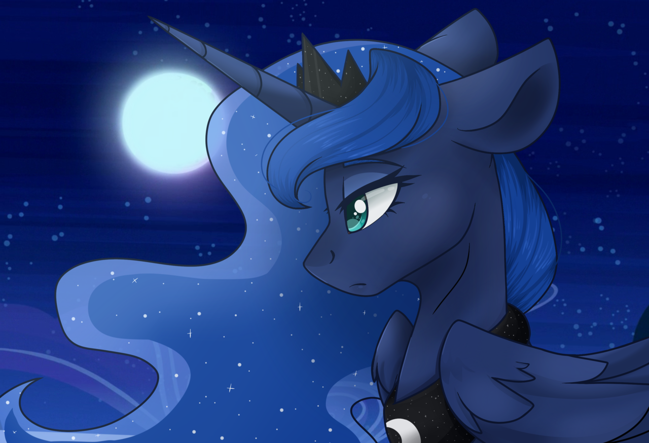 Night pony. Луна из МЛП. Принцесса Луна в профиль. МЛП наклейки Луна. Принцесса Луна грустная.