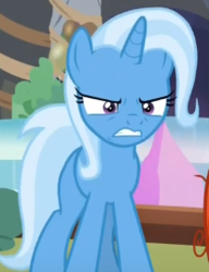 Size: 207x269 | Tagged: safe, screencap, trixie, pony, g4, student counsel, angry, cropped, solo focus