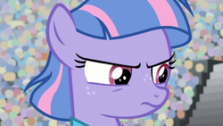 Size: 1280x720 | Tagged: safe, screencap, wind sprint, pegasus, pony, common ground, g4, female, solo, wind sprint is not amused